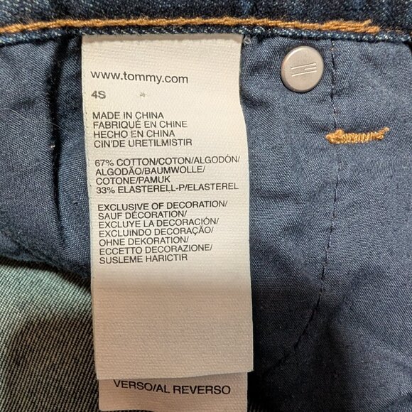 Tommy Hilfiger Women's Dark Wash Modern Skinny Jeans Size 4 Short - Picture 8 of 8